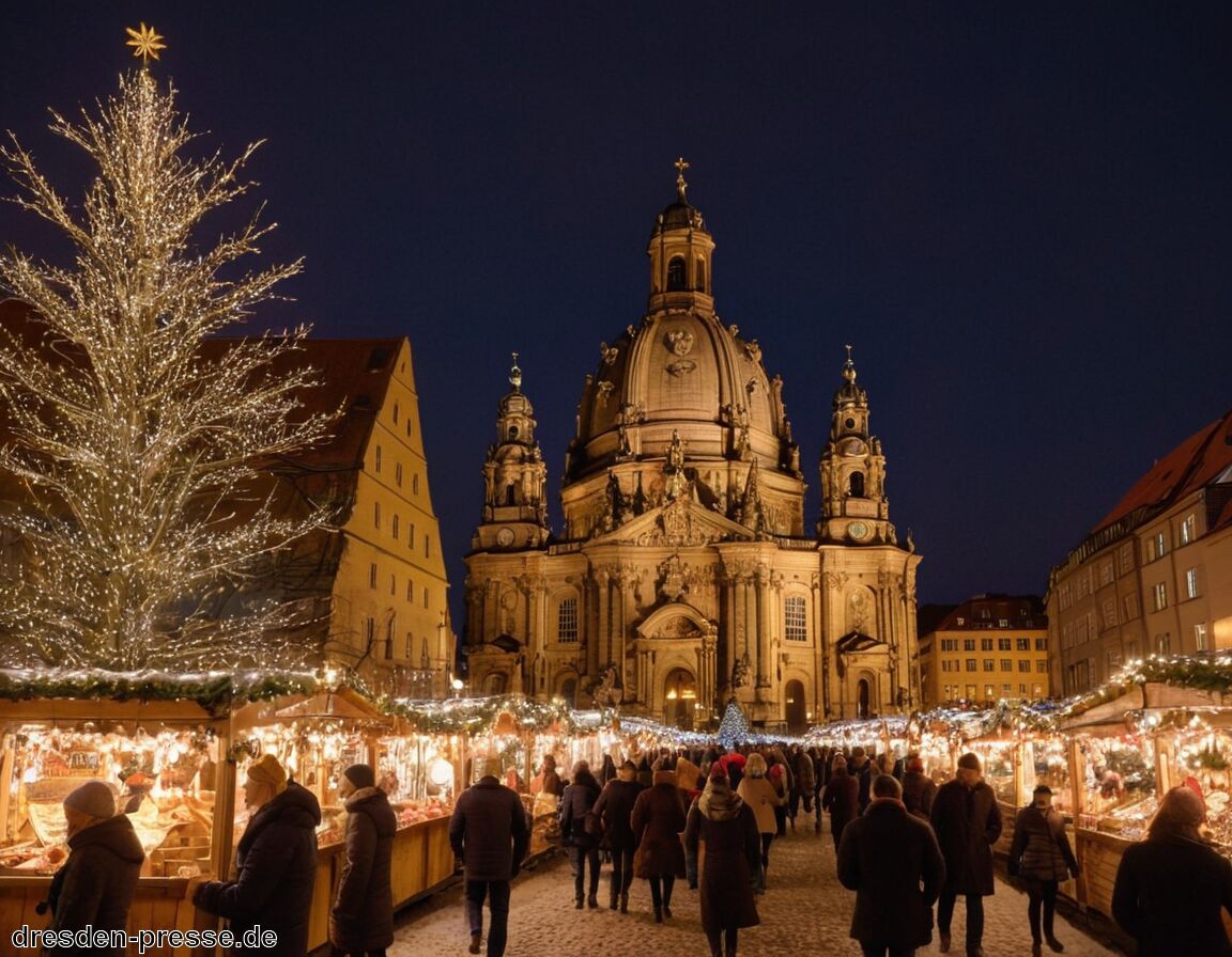Adventsmarkt an der Frauenkirche - Die besten Weihnachtsmärkte in Dresden